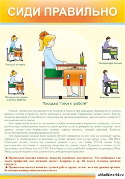 Стенд СИДИ ПРАВИЛЬНО ШК-0404