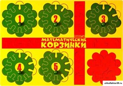 Математические корзинки 5. Развивающее пособие для освоения счета в пределах 5 МАТ-001