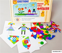 Игровой набор Фребеля "Конструктор плоскостной-4" (Серия "Эксперимент") 12795