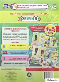 Сюжетно-ролевая игра "Семья". Моделирование игрового опыта детей 4-5 лет. ФГОС 55615794