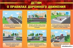 Стенд Детям о правилах дорожного движения ДС-0143