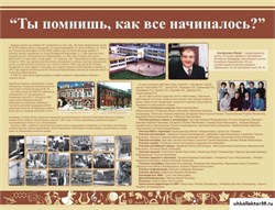 Стенд ТЫ ПОМНИШЬ, КАК ВСЕ НАЧИНАЛОСЬ? (школьный музей) ШК-2601