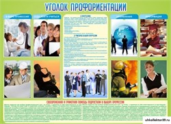Стенд Уголок профориентации ШК-0255
