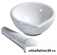 Ступка фарфоровая с пестиком ОПХ35