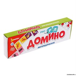 Домино «Логопедическое: звуки Р, Л», пластик 6259723