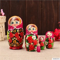Матрешка 5 в 1 расписная 1464895, 1305705