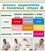Стенд Окраска индикаторов в различных средах ШК-2302