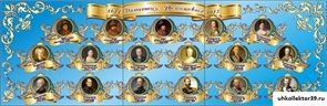 Стенд Династия Романовых ШК-1122
