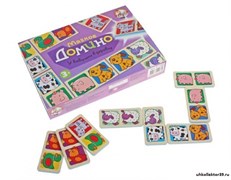 Домино "У бабушки в деревне", мягкое 464572