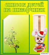 Стенд Список на шкафчики ДС-0620