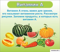 стенд ВИТАМИН А ДС-0518
