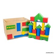 Напольный конструктор "Томик", 70 деталей в тележке 1753226