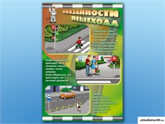 Стенды "Обязанности пешехода" С2020