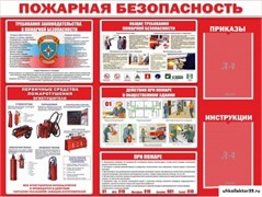стенд "Пожарная безопасность" ПО-0087