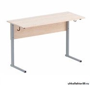 Стол ученический нерегулируемый. Каркас на прямоугольной трубе, СЕРЫЙ  (Рост.гр.№4,5,6) СТО2.02пр 1