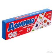 Домино «Логопедическое: звуки Ж, Ш», пластик 6385371