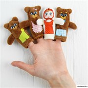 Кукольный театр «Три медведя», набор: 4 персонажа, сценарий 2506762