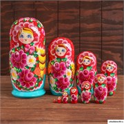 Матрёшка 10 в 1, расписная большая 5402559, 4062771