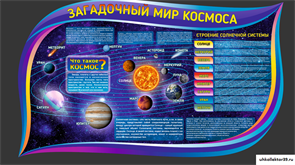 Стенд "Загадочный мир космоса" ШК-2202