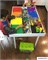 Lego стол "Радуга" с двумя крышками sandЛГ0008