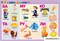Комплект таблиц Развитие речи 4-5 лет. "Такие разные слова". 7-032-005